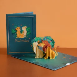 Lovepop Anniversary|Valentine'S Day 2/14|Disney's The Lion King Feel The Love Pop-Up Card
