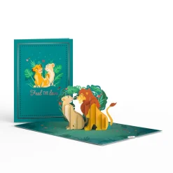 Lovepop Anniversary|Valentine'S Day 2/14|Disney's The Lion King Feel The Love Pop-Up Card