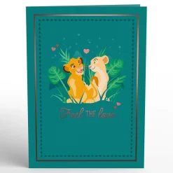 Lovepop Anniversary|Valentine'S Day 2/14|Disney's The Lion King Feel The Love Pop-Up Card