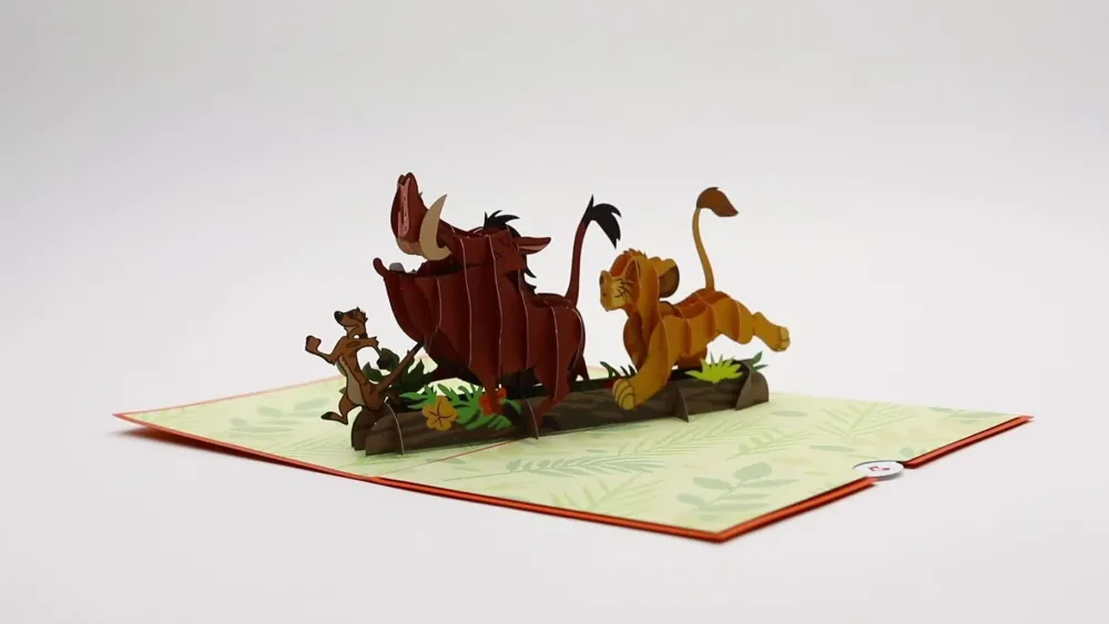 Lovepop Birthday|Kids|Disney's The Lion King Wild Birthday Pop-Up Card
