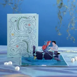 Lovepop Anniversary|Valentine'S Day 2/14|Disney's The Little Mermaid Ariel & Prince Eric Pop-Up Card