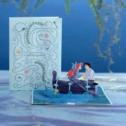Lovepop Anniversary|Valentine'S Day 2/14|Disney's The Little Mermaid Ariel & Prince Eric Pop-Up Card