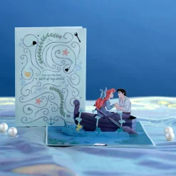 Lovepop Anniversary|Valentine'S Day 2/14|Disney's The Little Mermaid Ariel & Prince Eric Pop-Up Card
