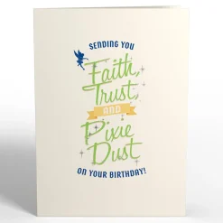 Lovepop Greeting Cards|Birthday|Disney's Tinker Bell Pixie Dust Birthday Pop-Up Card