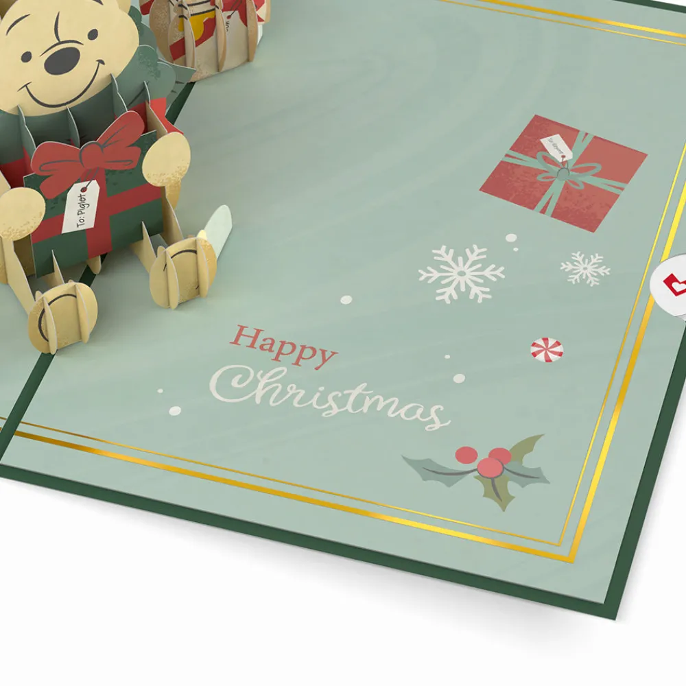 Lovepop Greeting Cards|Christmas 12/25|Disney's Winnie The Pooh Merry & Bright Christmas Pop-Up Card