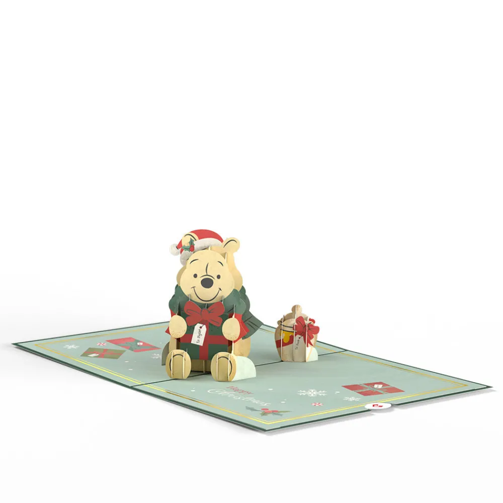 Lovepop Greeting Cards|Christmas 12/25|Disney's Winnie The Pooh Merry & Bright Christmas Pop-Up Card