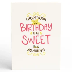 Lovepop Greeting Cards|Birthday|Disney’s Winnie The Pooh Sweet as Hunny Birthday Pop-Up Card