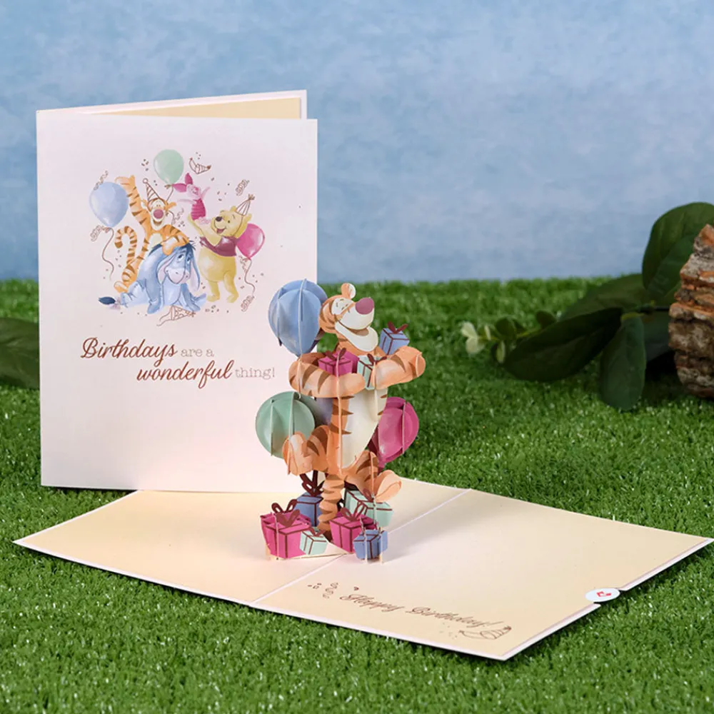 Lovepop Greeting Cards|Birthday|Disney's Winnie The Pooh Tigger Wonderful Birthday Pop-Up Card