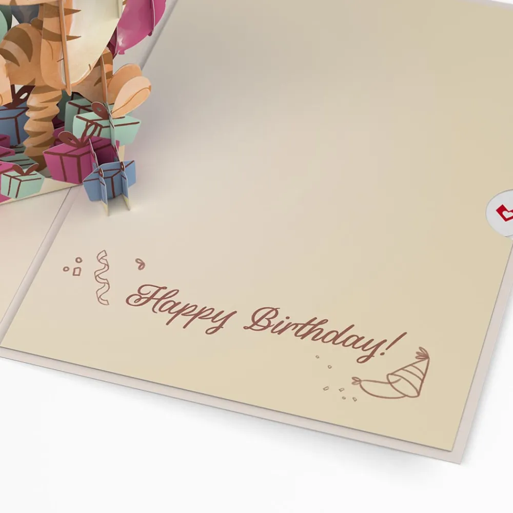 Lovepop Greeting Cards|Birthday|Disney's Winnie The Pooh Tigger Wonderful Birthday Pop-Up Card