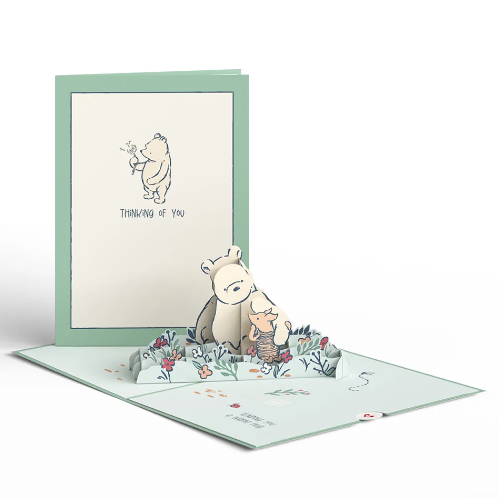 Lovepop Greeting Cards|Sympathy|Disney’s Winnie the Pooh Thinking of You Pop-Up Card