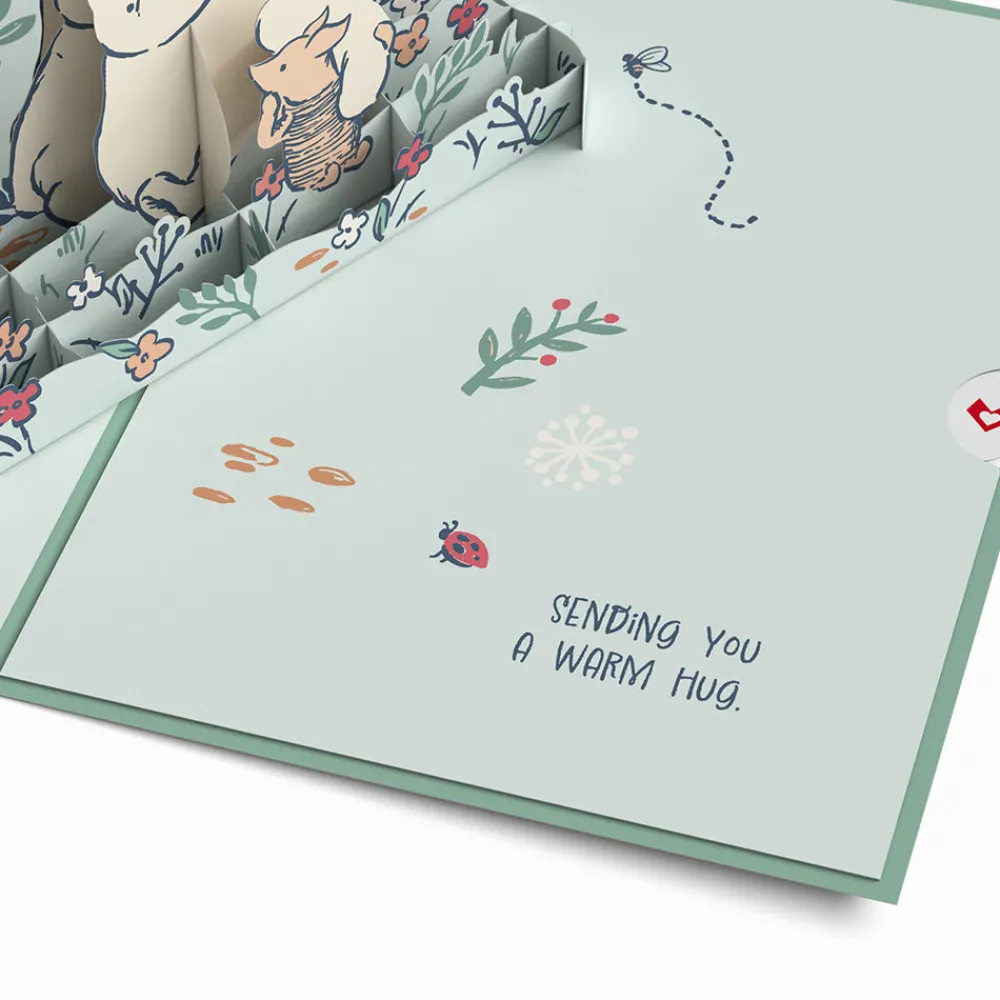 Lovepop Greeting Cards|Sympathy|Disney’s Winnie the Pooh Thinking of You Pop-Up Card