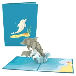 Lovepop Birthday|Just Because|Dolphins Pop-Up Card
