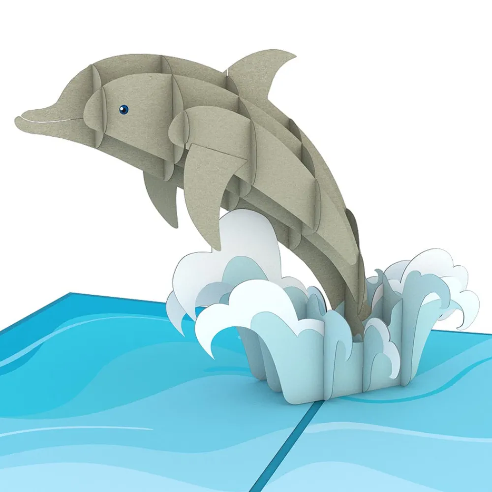 Lovepop Birthday|Just Because|Dolphins Pop-Up Card