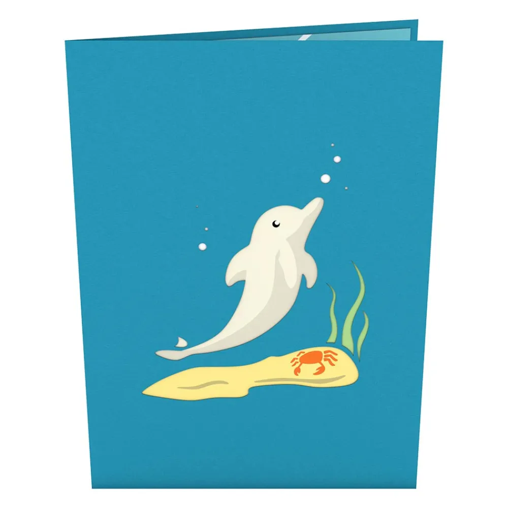 Lovepop Birthday|Just Because|Dolphins Pop-Up Card