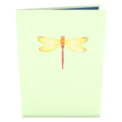 Lovepop Greeting Cards|Just Because|Dragonfly on Water Lily Pop-Up Card