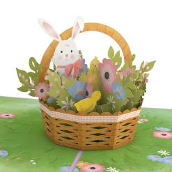 Lovepop Greeting Cards|Easter 4/20|Easter Bunny Basket Pop-Up Card