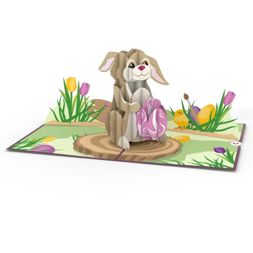 Lovepop Greeting Cards|Easter 4/20|Easter Bunny with Egg Pop-Up Card
