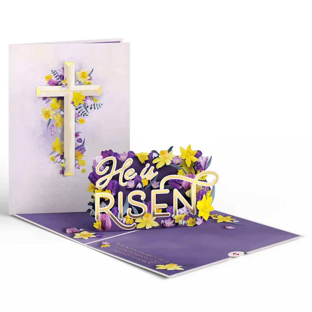 Lovepop Greeting Cards|Religious|Easter He is Risen Pop-Up Card
