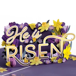 Lovepop Greeting Cards|Religious|Easter He is Risen Pop-Up Card