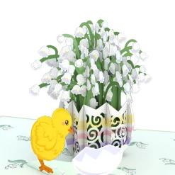 Lovepop Greeting Cards|Easter 4/20|Easter Lily of the Valley Pop-Up Card