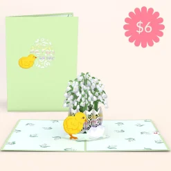 Lovepop Greeting Cards|Easter 4/20|Easter Lily of the Valley Pop-Up Card