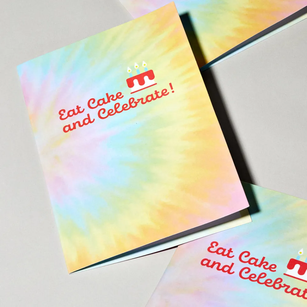 Lovepop Plushpop|Birthday|Eat Cake & Celebrate' Birthday Plushpop Card