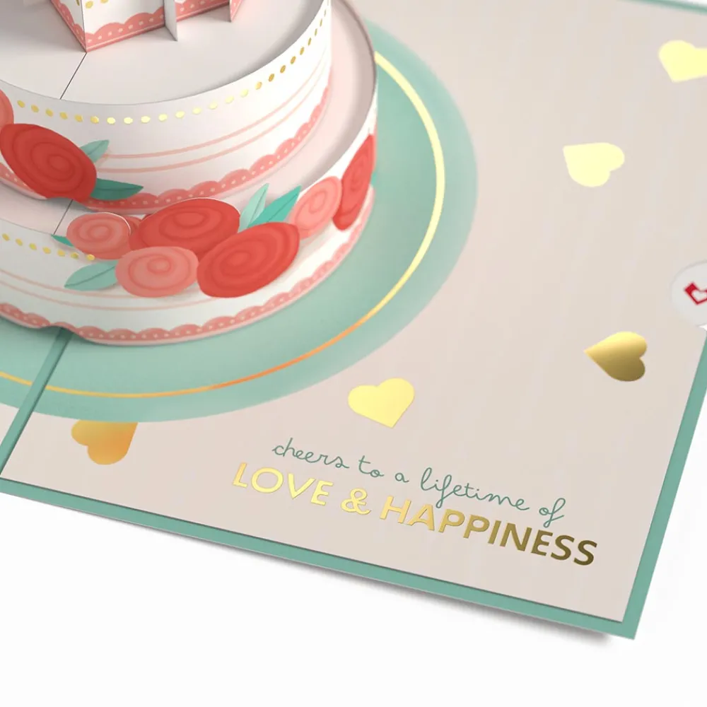 Lovepop Wedding|Eat, Drink, and Be Married Pop-Up Card
