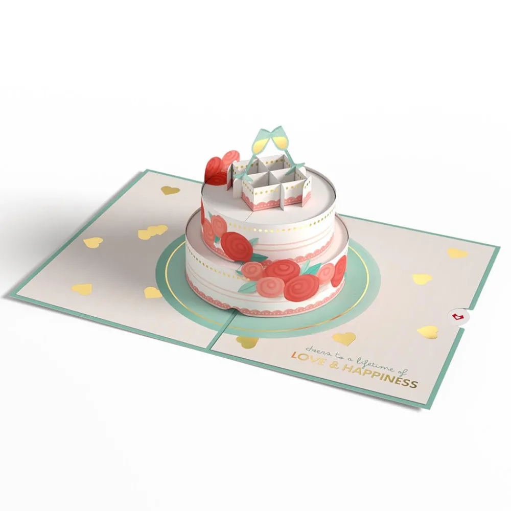 Lovepop Wedding|Eat, Drink, and Be Married Pop-Up Card