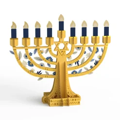 Lovepop Decor|Hanukkah 12/14|Elegant Interactive Menorah Giant Pop-Up Gift
