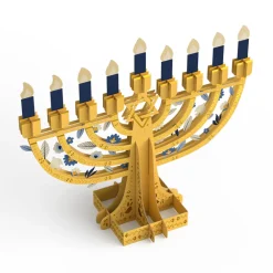 Lovepop Decor|Hanukkah 12/14|Elegant Interactive Menorah Giant Pop-Up Gift
