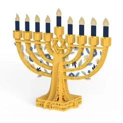 Lovepop Decor|Hanukkah 12/14|Elegant Interactive Menorah Giant Pop-Up Gift