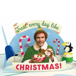 Lovepop Greeting Cards|Christmas 12/25|Elf Christmas Treats Pop-Up Card
