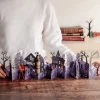 Lovepop Halloween 10/31|Enchantingly Eerie Halloween Village Loooooong Card™ (Expands to 2 feet)