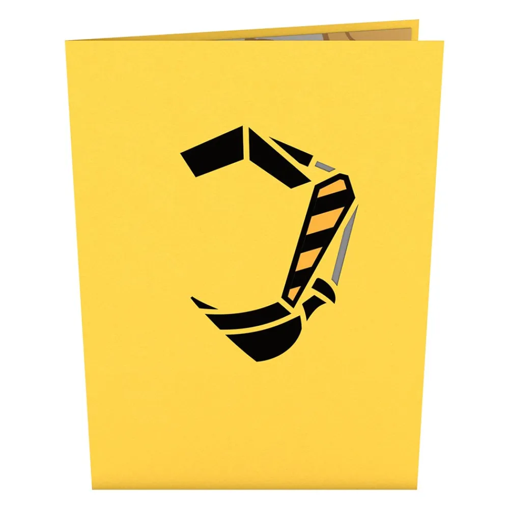 Lovepop Greeting Cards|Just Because|Excavator Pop-Up Card