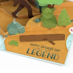 Lovepop Father'S Day 6/15|Dad|Father's Day Bigfoot Legend Pop-Up Card