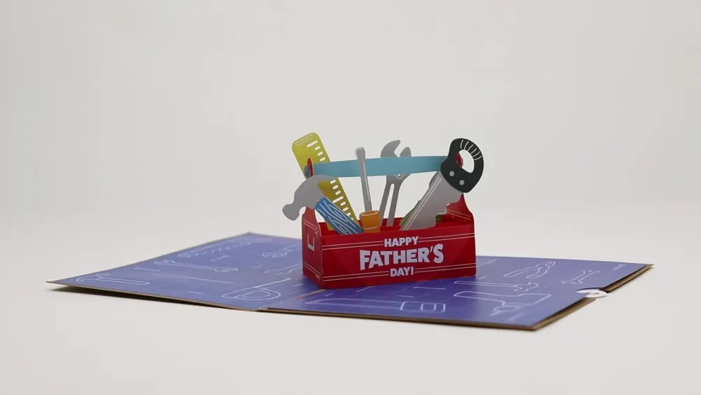 Lovepop Father'S Day 6/15|Dad|Father's Day Toolbox Pop-Up Card