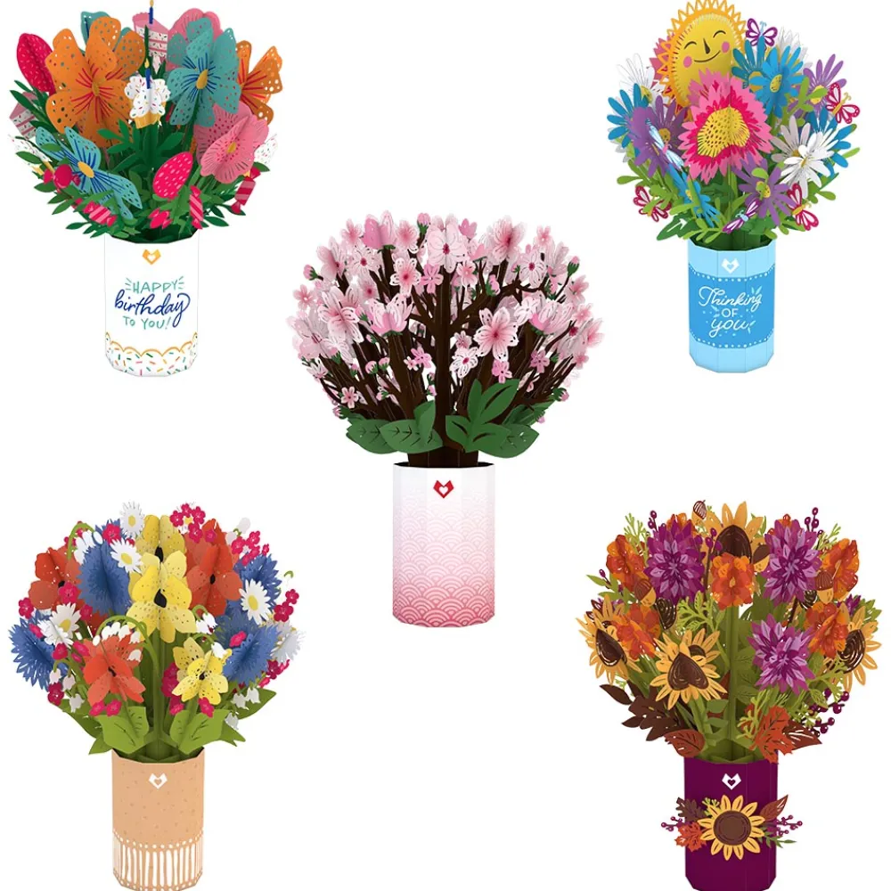 Lovepop Pop-Up Bouquets|Value Packs|Favorite Bouquets (5-Pack)
