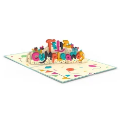 Lovepop Birthday|Feliz Cumpleaños Pop-Up Card