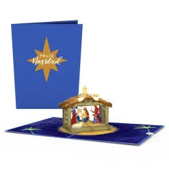 Lovepop Religious|Christmas 12/25|Feliz Navidad Nativity Pop-Up Card