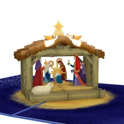 Lovepop Religious|Christmas 12/25|Feliz Navidad Nativity Pop-Up Card