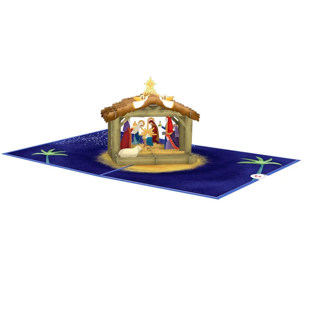 Lovepop Religious|Christmas 12/25|Feliz Navidad Nativity Pop-Up Card