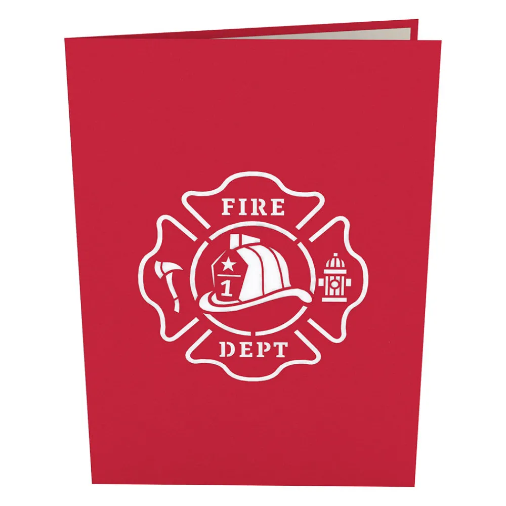 Lovepop Greeting Cards|Birthday|Fire Truck Pop-Up Card