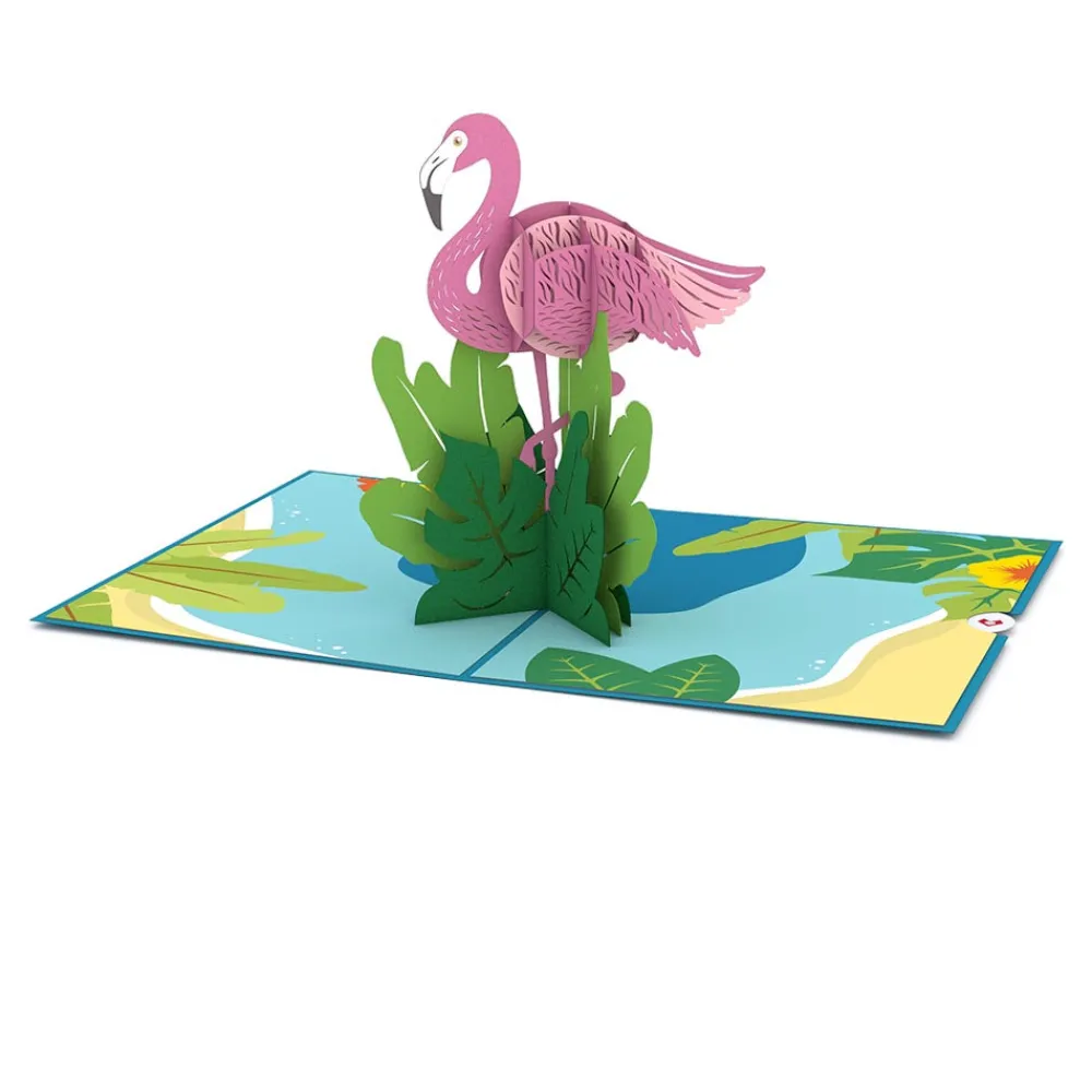 Lovepop Greeting Cards|Birthday|Flamingo Pop-Up Card