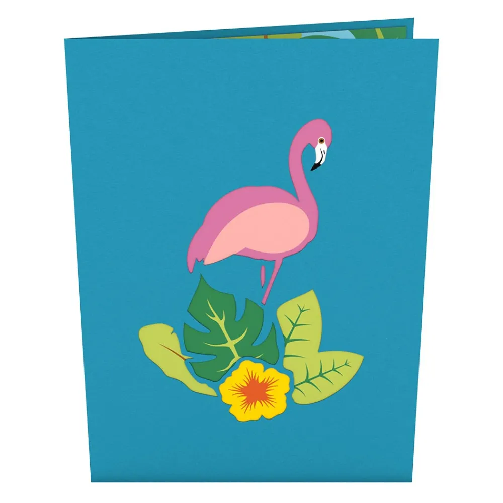 Lovepop Greeting Cards|Birthday|Flamingo Pop-Up Card