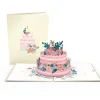 Lovepop Greeting Cards|Birthday|Floral Birthday Cake Pop-Up Card