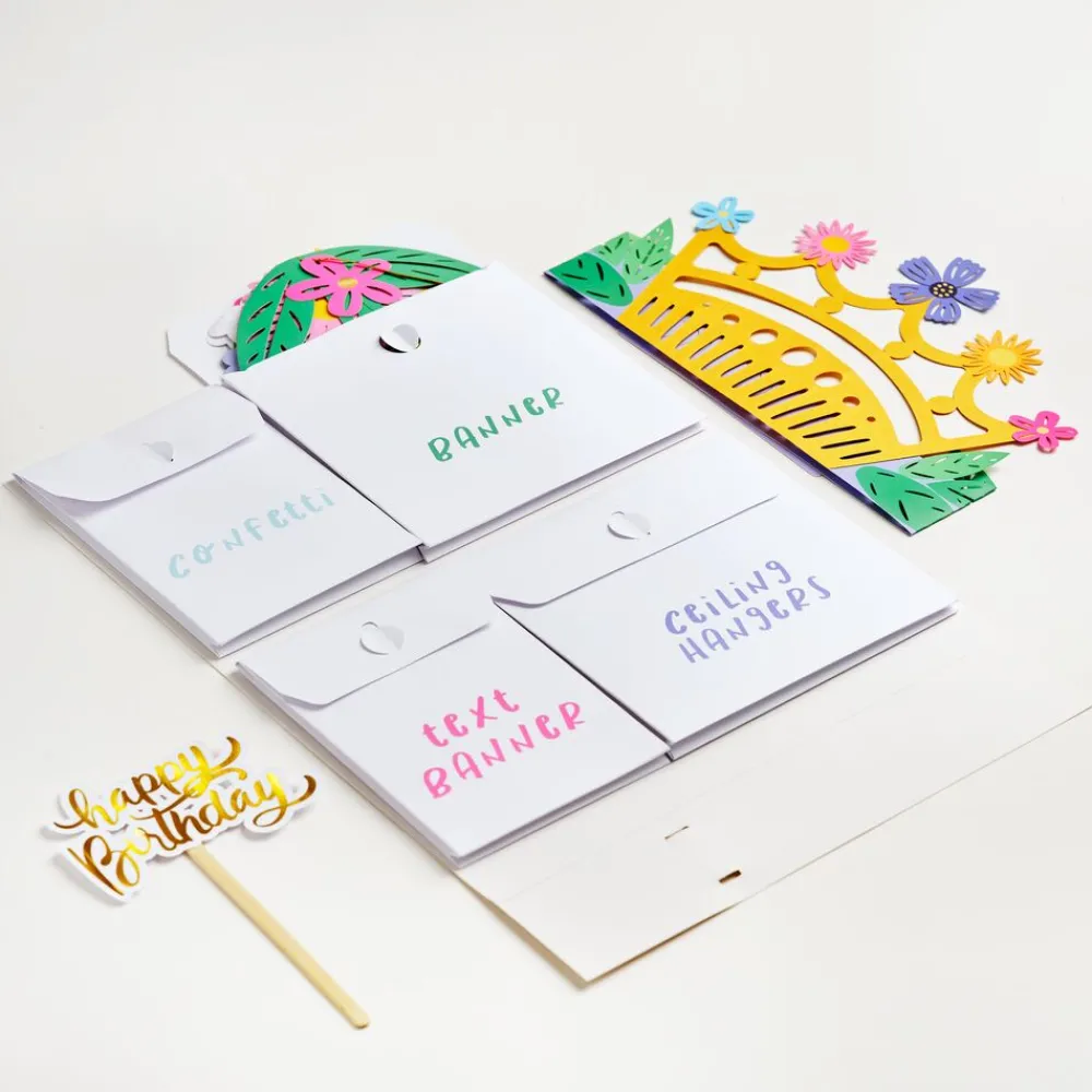 Lovepop Birthday|Kids|Floral Birthday Party Kit