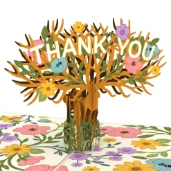 Lovepop Thank You|Floral Deer Thank You Pop-Up Card