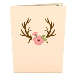 Lovepop Thank You|Floral Deer Thank You Pop-Up Card