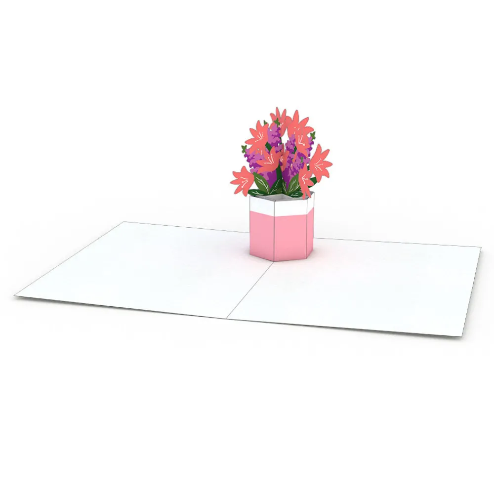 Lovepop Notecards|Get Well|Flower Pot Notecards (Assorted 4-Pack)