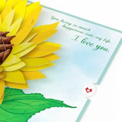 Lovepop Greeting Cards|Mother'S Day 5/11|For my Wife Sunflower Pop-Up Card